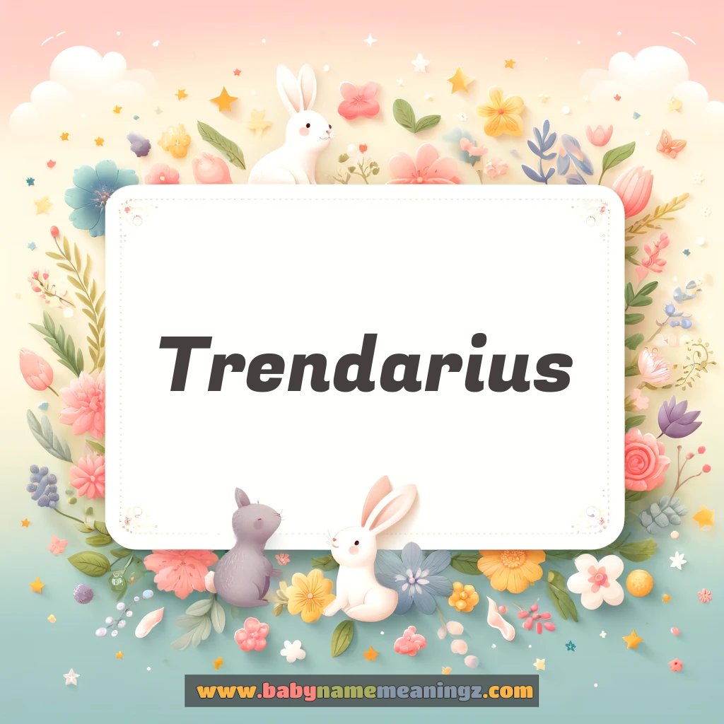 Trendarius Name Meaning  (  Boy) Complete Guide