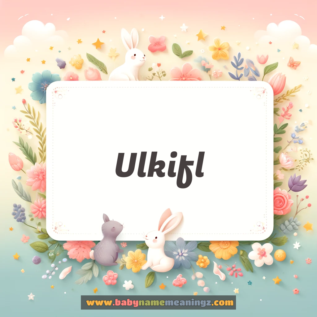 Ulkifl Name Meaning - الکفل Origin and Popularity