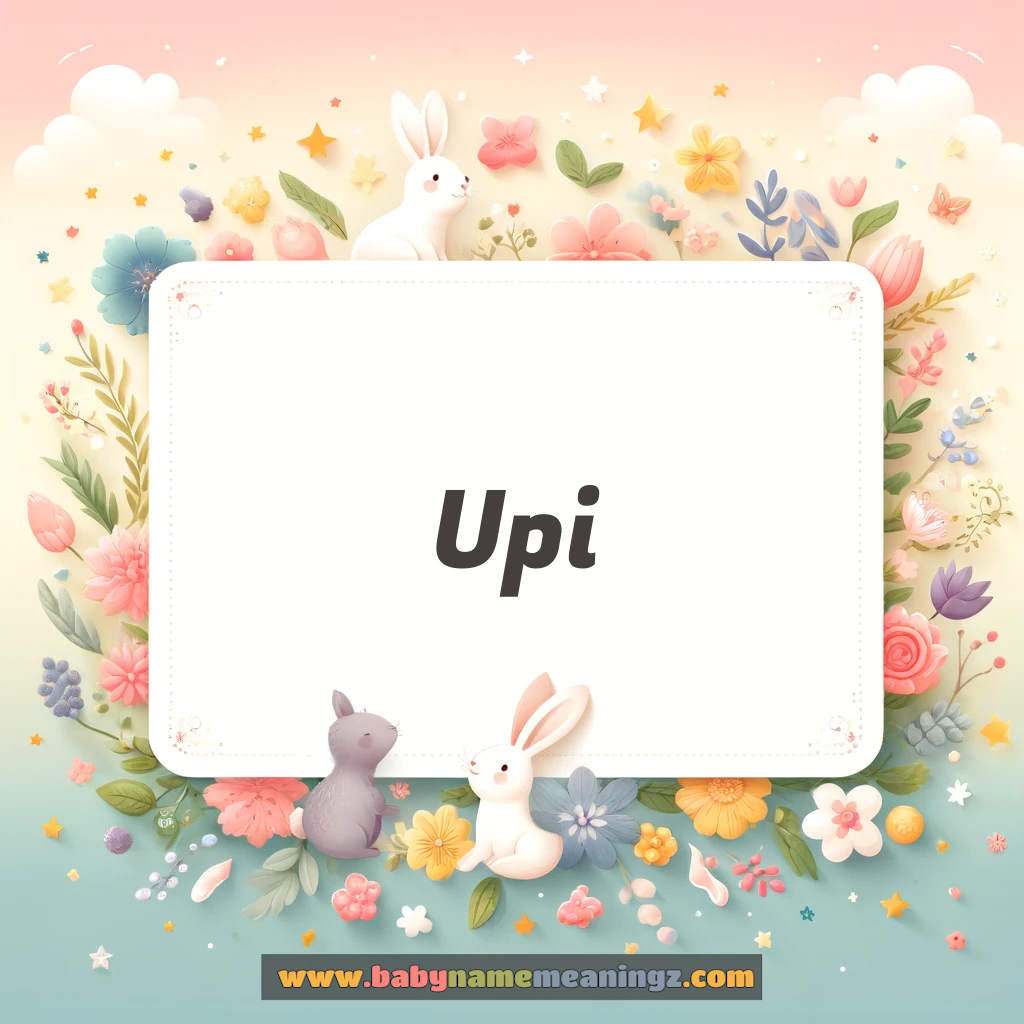 Upi Name Meaning  (  Boy) Complete Guide