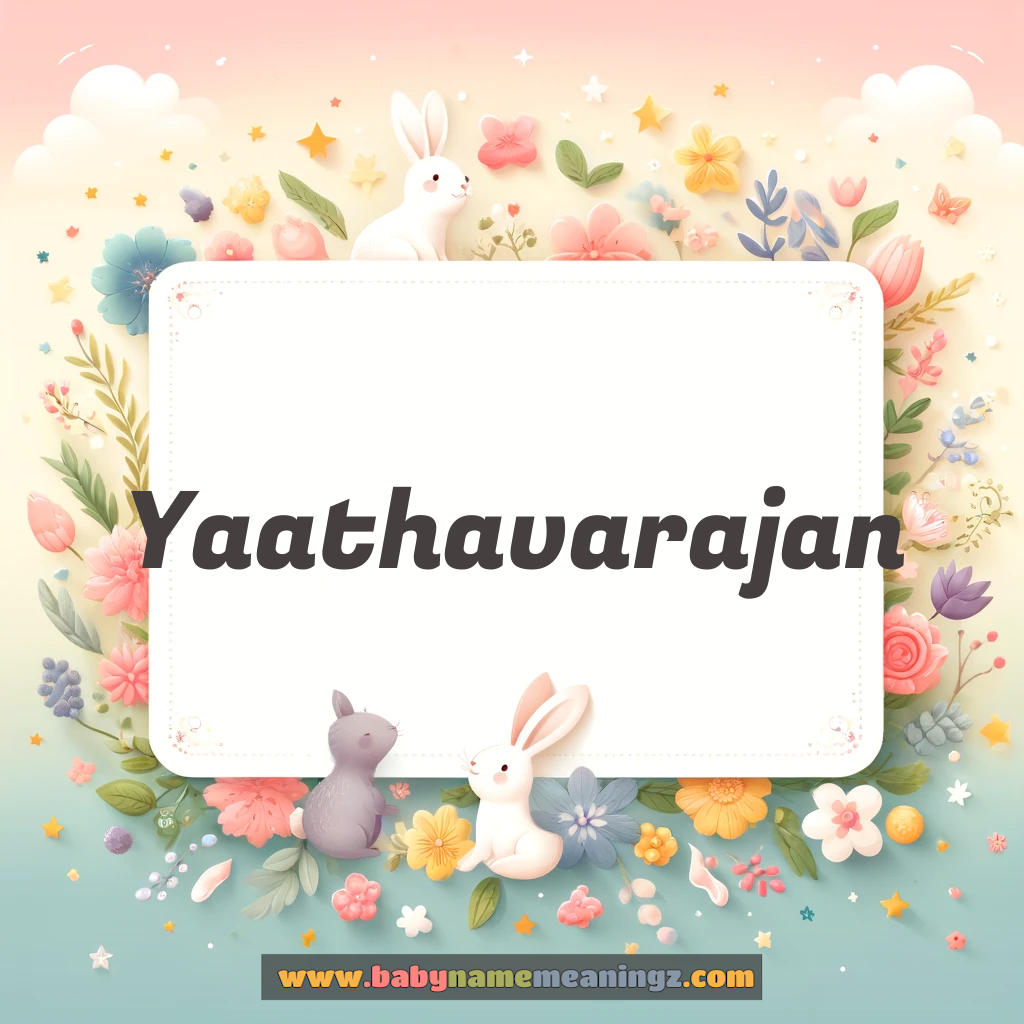 Yaathavarajan Name Meaning  ( Boy) Complete Guide