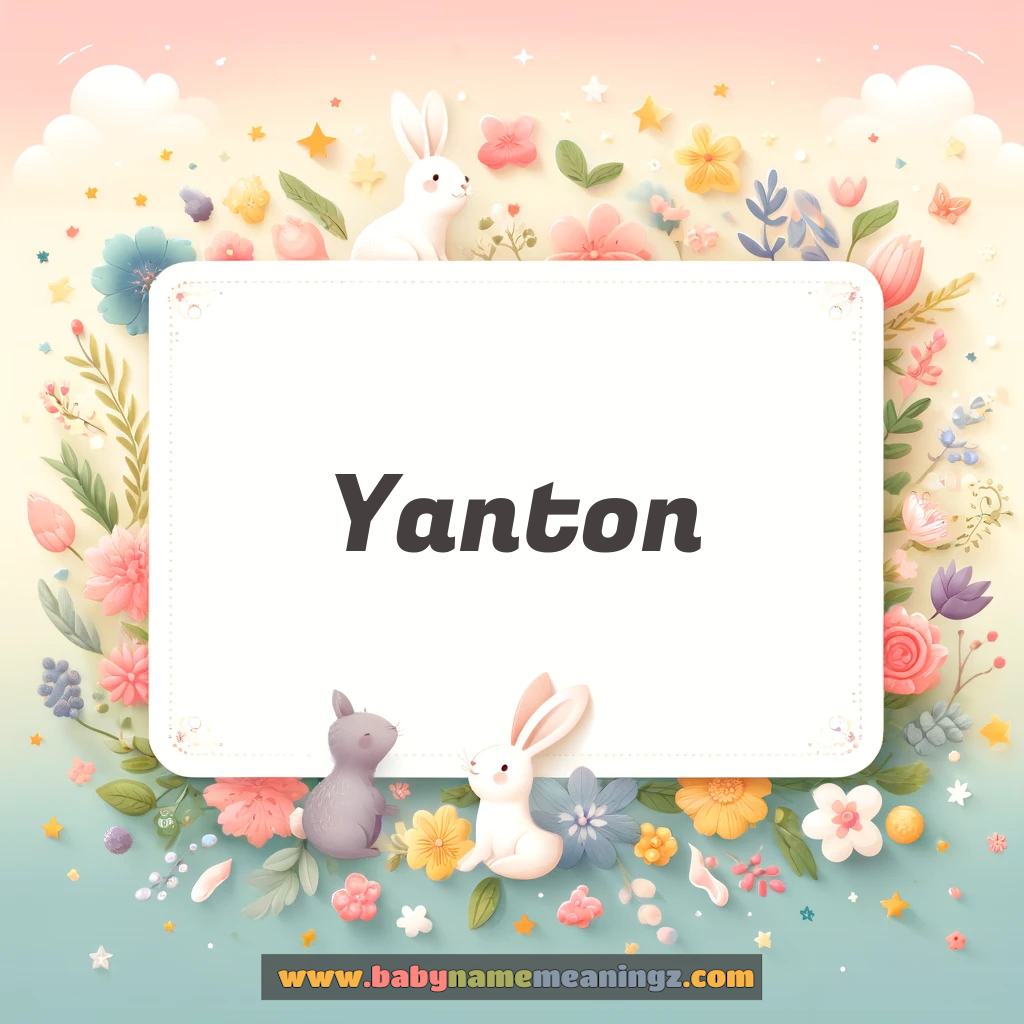 Yanton Name Meaning  (  Boy) Complete Guide