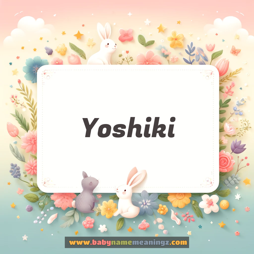 Yoshiki Name Meaning  ( Boy) Complete Guide