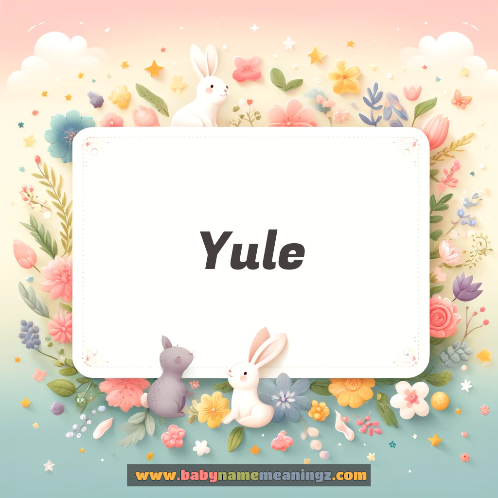 Yule Name Meaning  (  Boy) Complete Guide