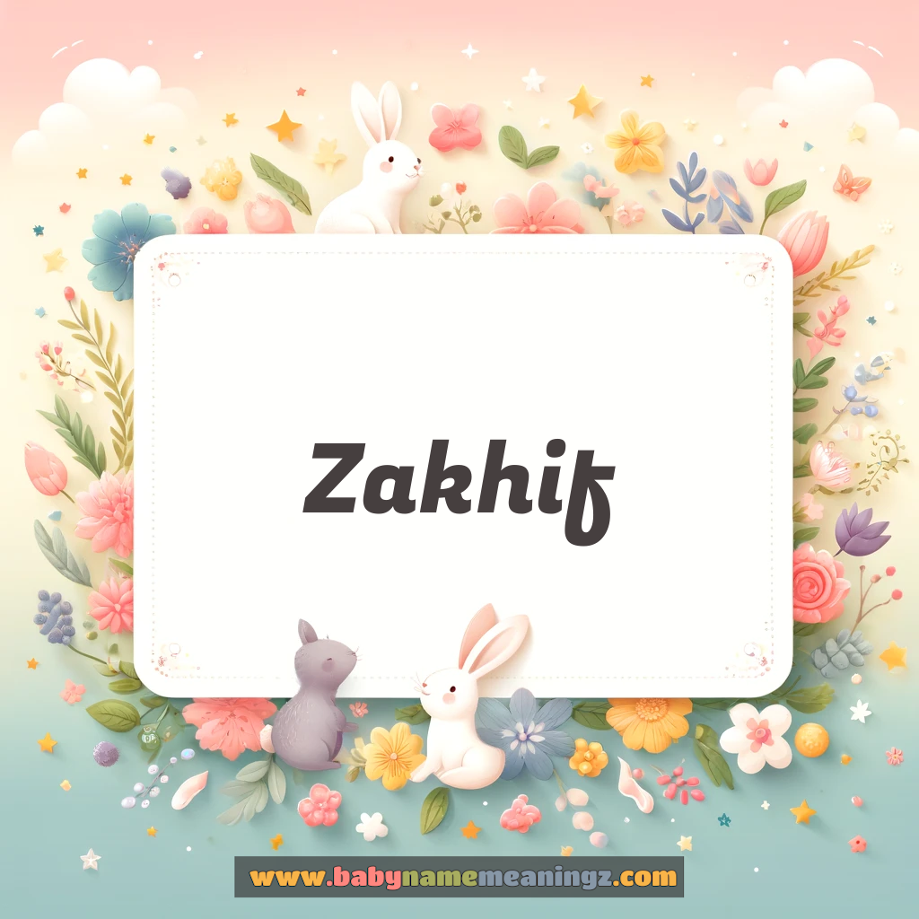 Zakhif Name Meaning  In Urdu (زاخف Boy) Complete Guide